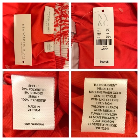 Slit-Front Maxi Skirt - Red Floral in Ultra Red - Picture 4 of 4